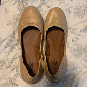 Lucky Brand tan leather flats